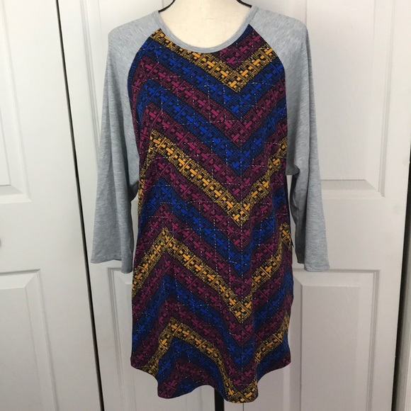 LuLaRoe Tops - Bright Lularoe Randy 2X shirt New